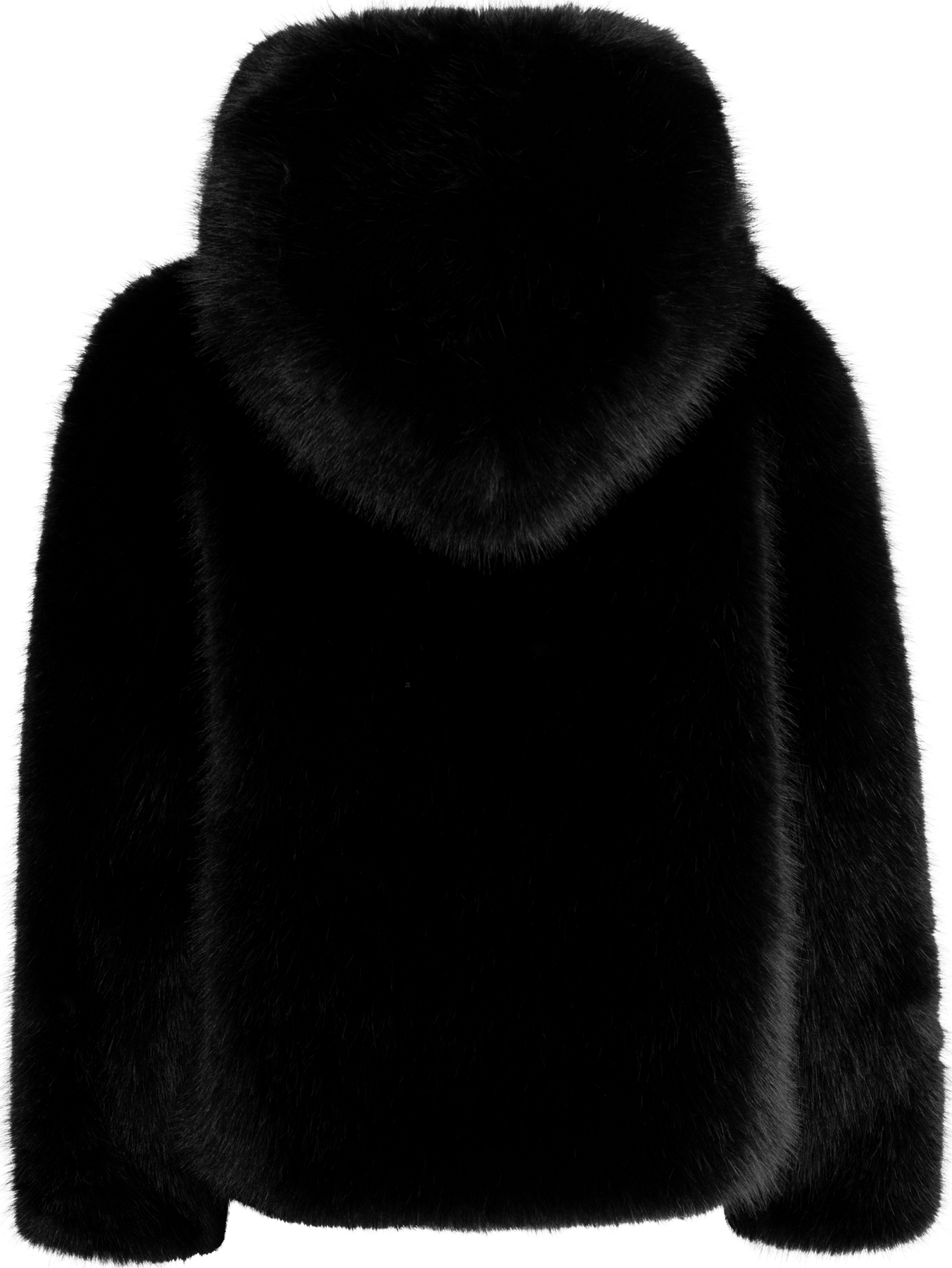 Astrid Faux Fur Jacket - Svart