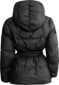 Sonja Belt Puffer Jacket - Black