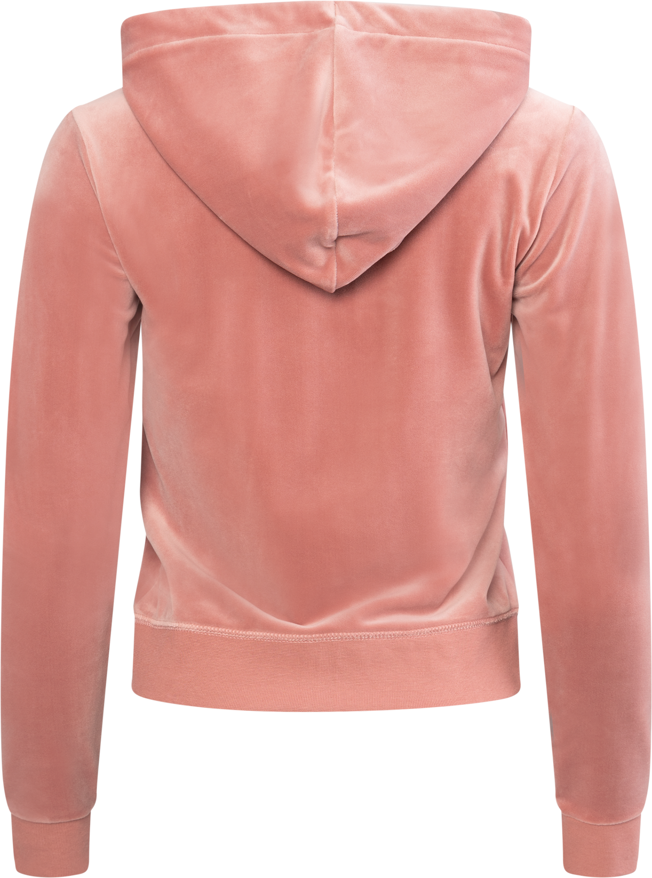 Robertson Classic Velour Zip Hoodie - Withered Rose