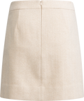 Alexandra Skirt - Cream Herringbone