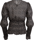 Elsa Top - Taupe Flower Print