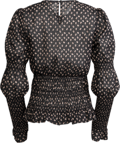 Elsa Top - Taupe Flower Print