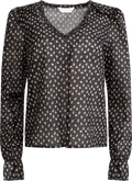 Dune Blouse - Taupe Flower Print