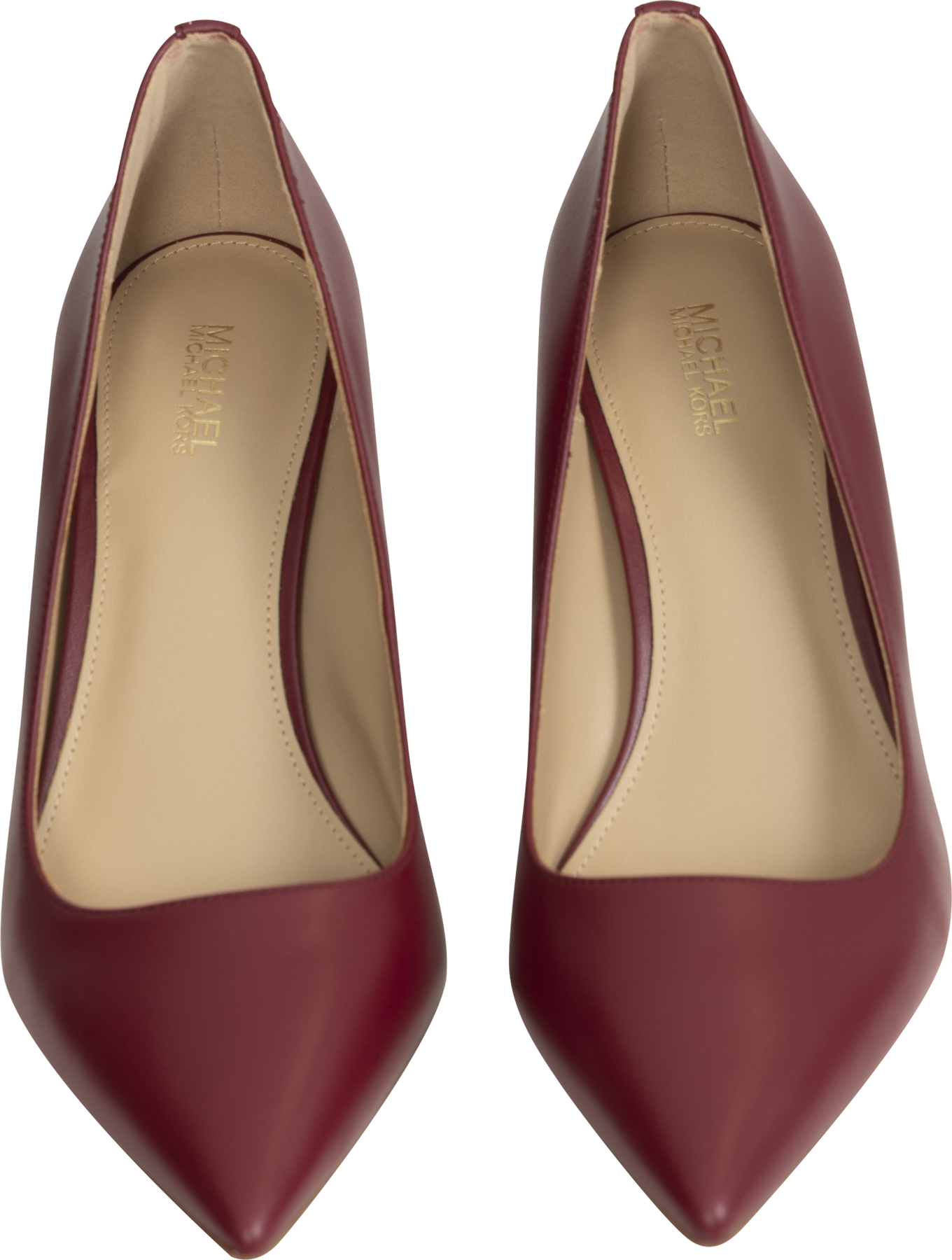 Alina Flex Leather Pump - Deep Red