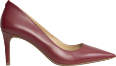 Alina Flex Leather Pump - Deep Red