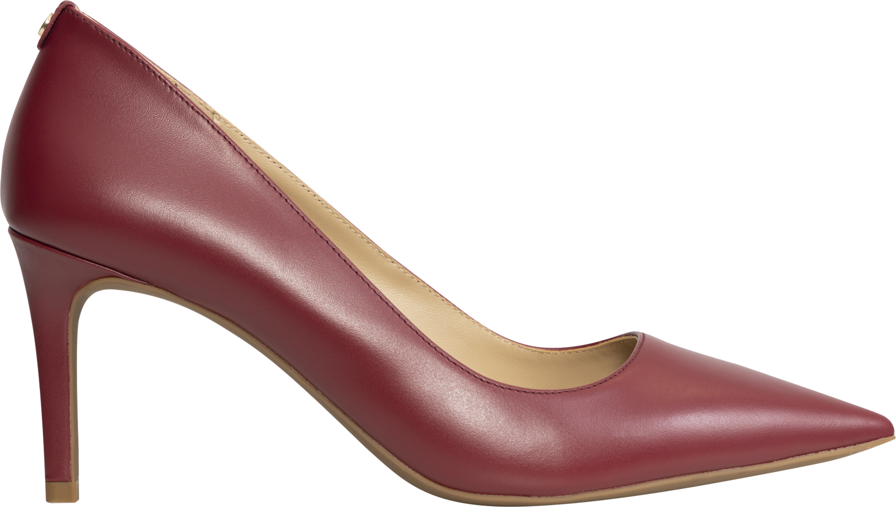 Alina Flex Leather Pump - Deep Red