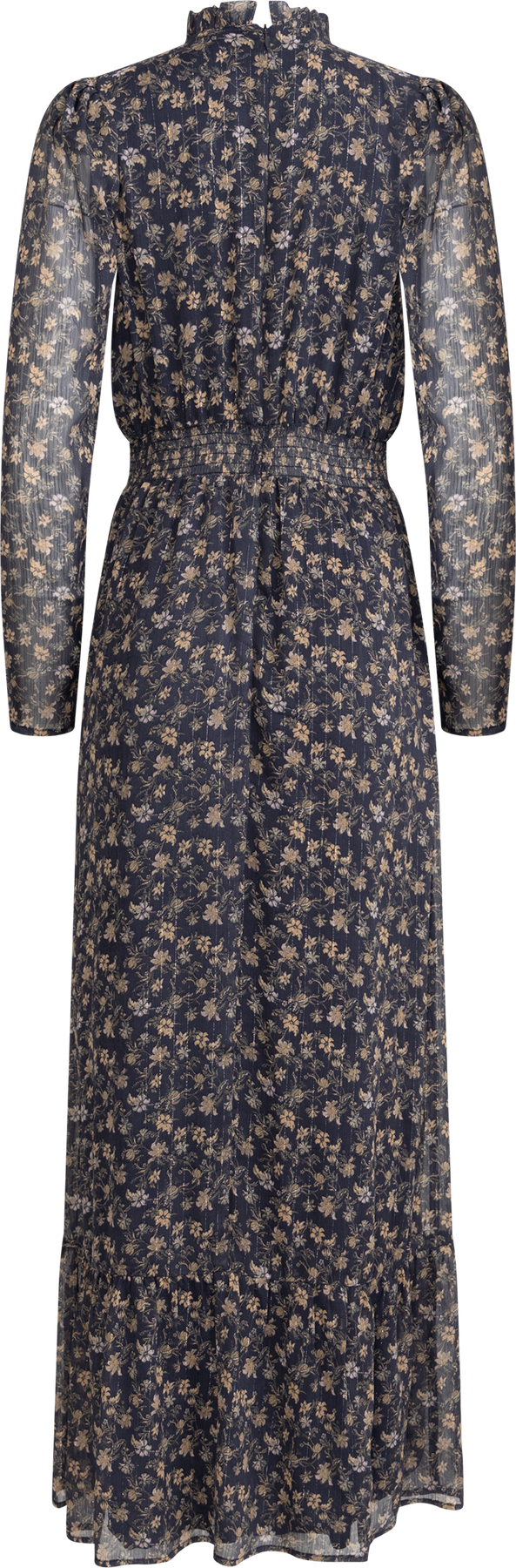 Nora Dress - Navy Dahlia Print