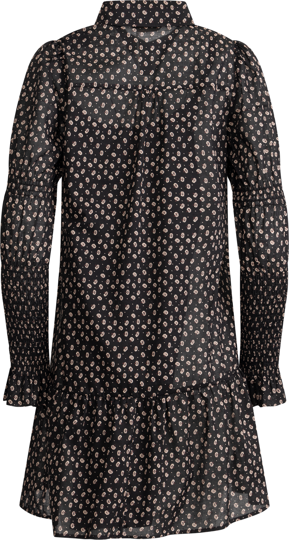 Lara Dress - Taupe Flower Print