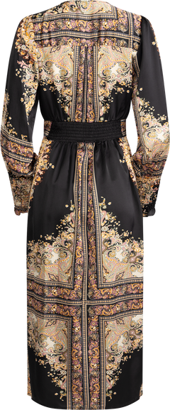 Una Paisley Dress - Black Gold