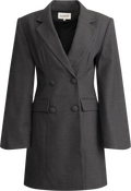 Andrea Blazer Dress - Deep Grey