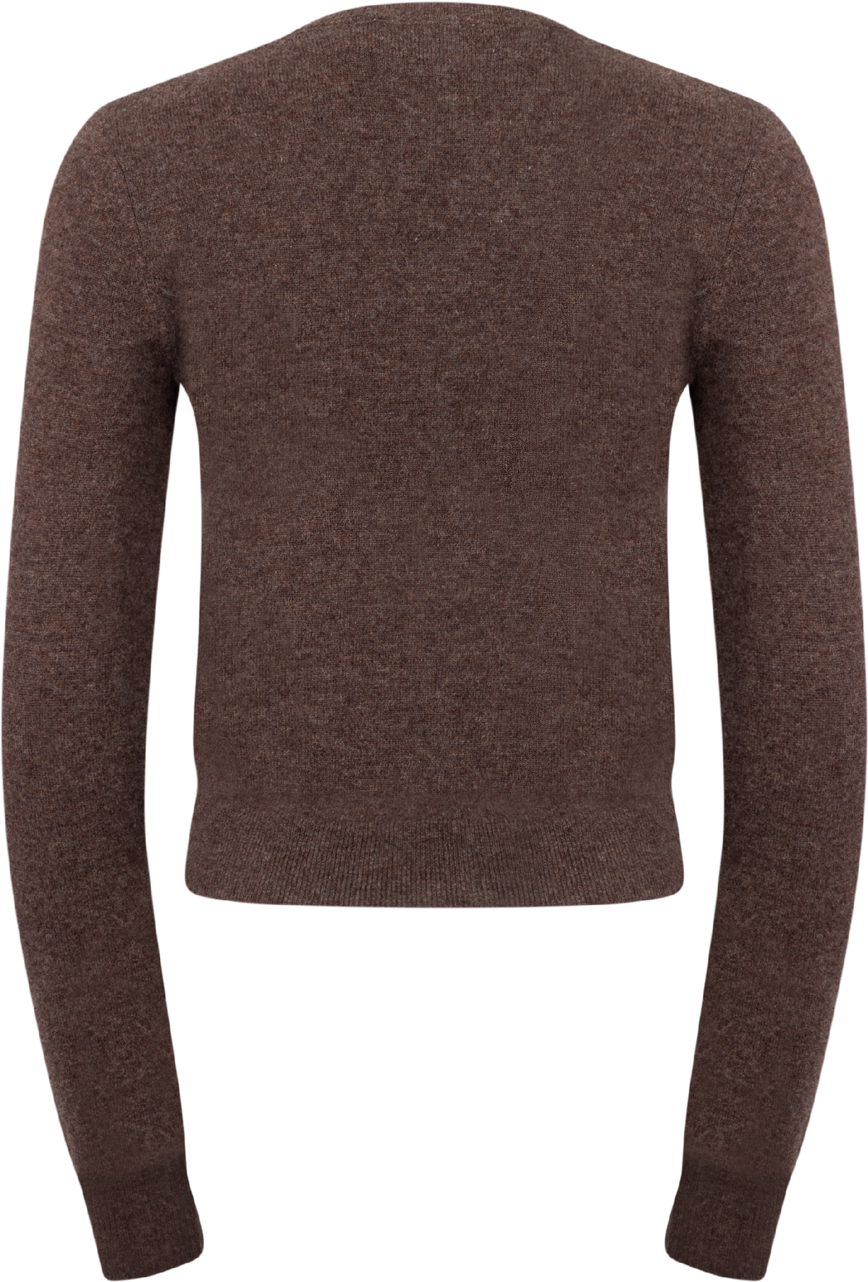 Jenny Knit Wool Cardigan - Brown Melange