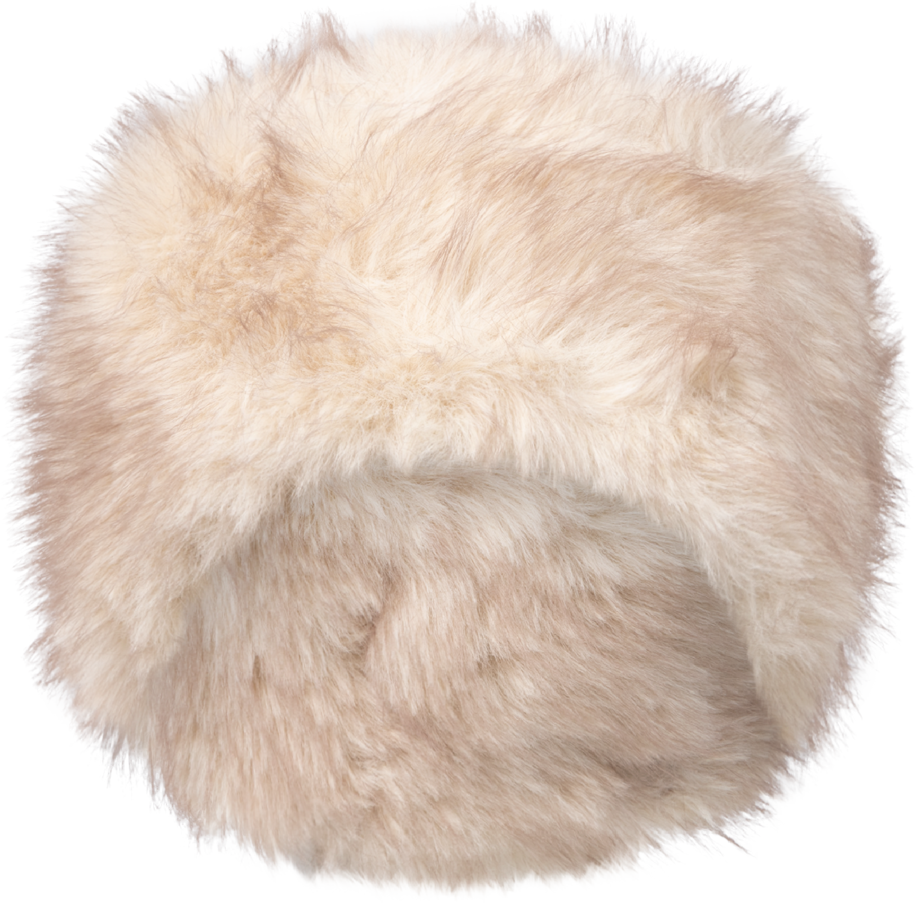 Astrid Faux Fur Hat - Creme