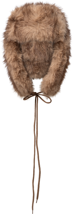Frank Fake Fur Grandpa Hat - Brown