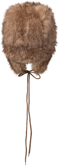 Frank Fake Fur Grandpa Hat - Brown