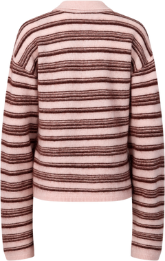 Olivia Wool Polo - Lt. Pink Mix
