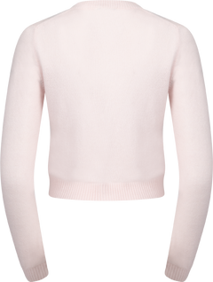 W. Cashmere Cardigan - Lt. Pink