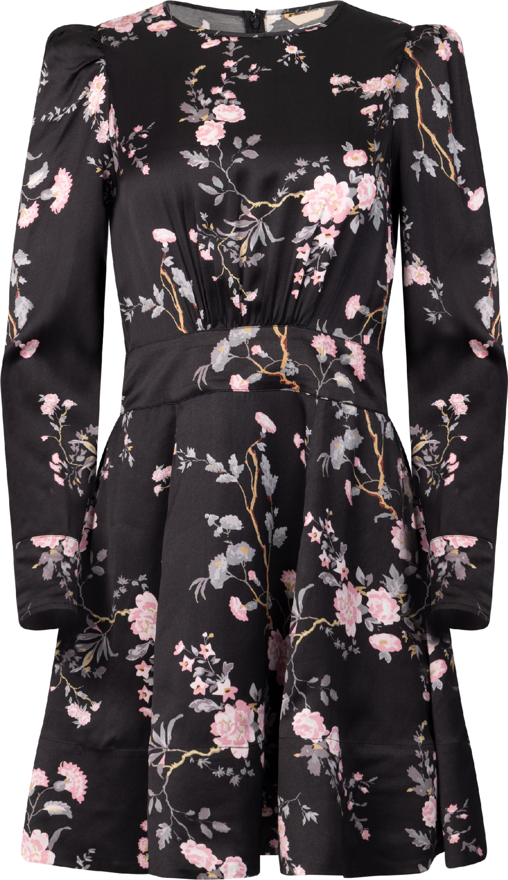 byTiMo Satin Mini Dress - Midnight Garden