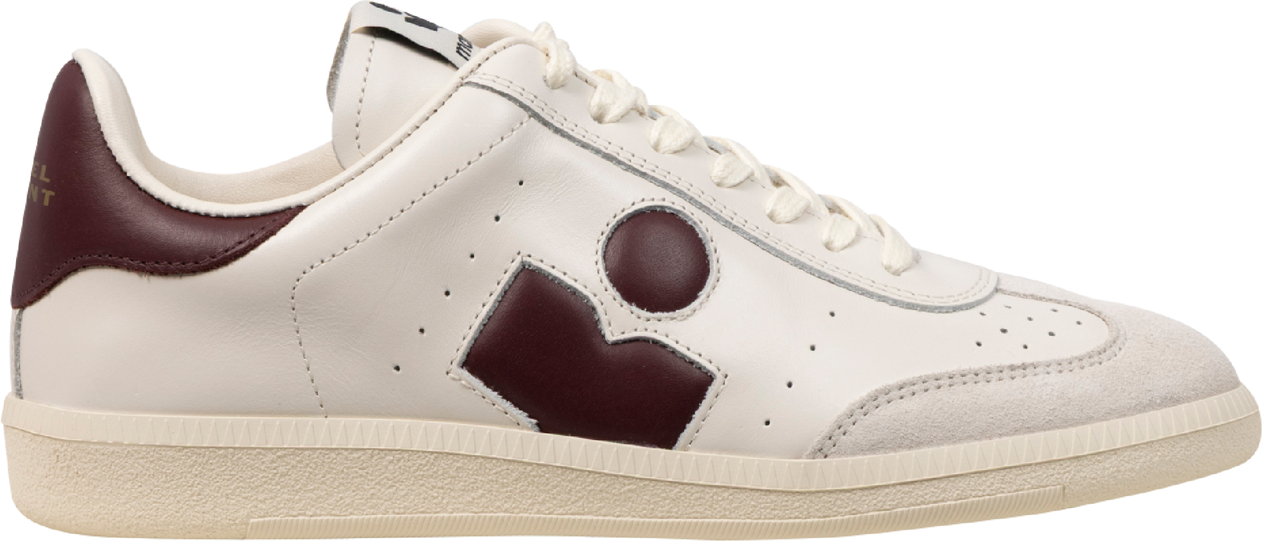 Isabel Marant Bryce Sneakers - Ecru/Vinröd