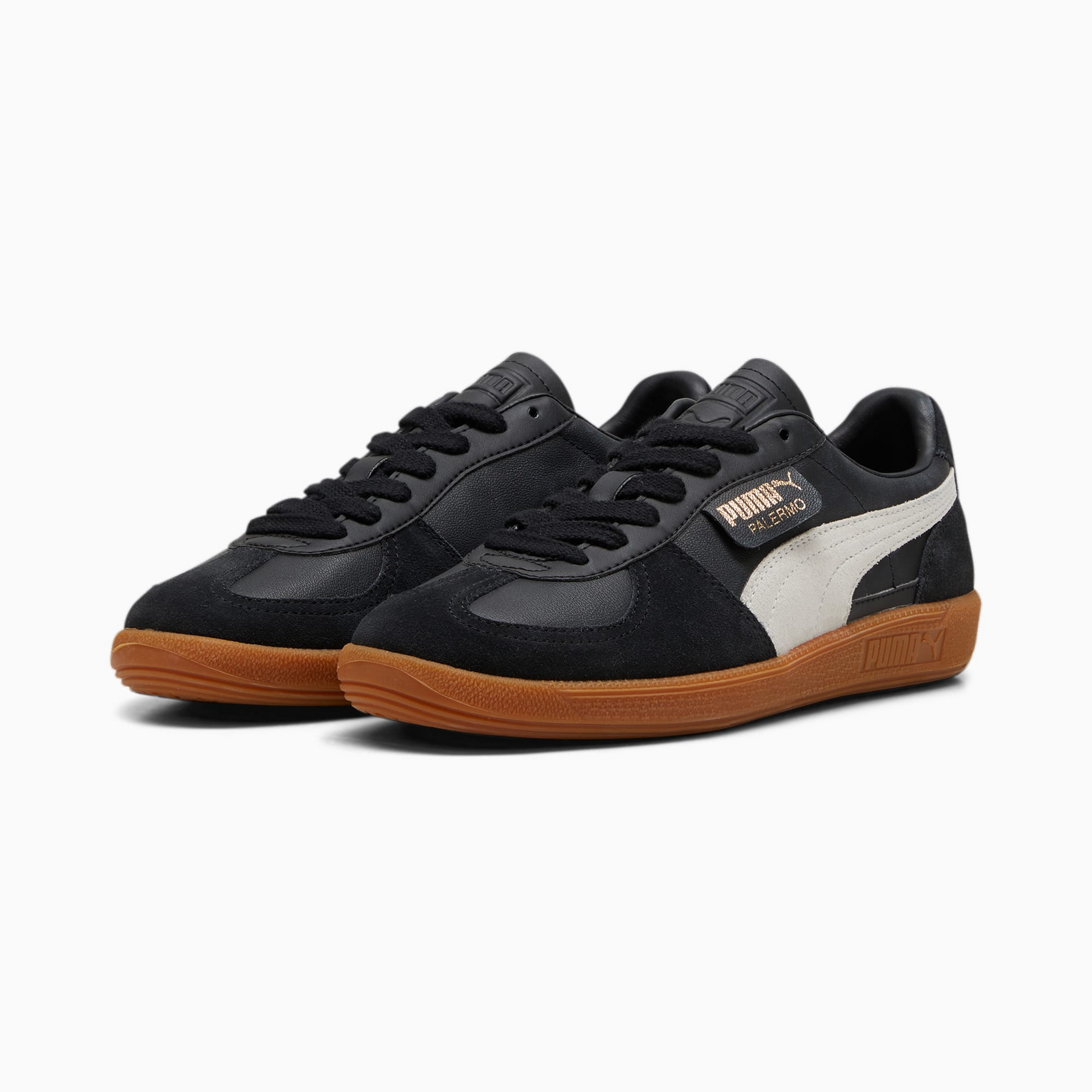 Palermo Lth - Puma Black-Feather Gray-Gum
