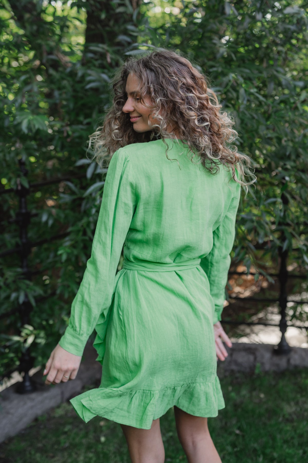 SolPW Dress - Grön