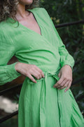 SolPW Dress - Grön