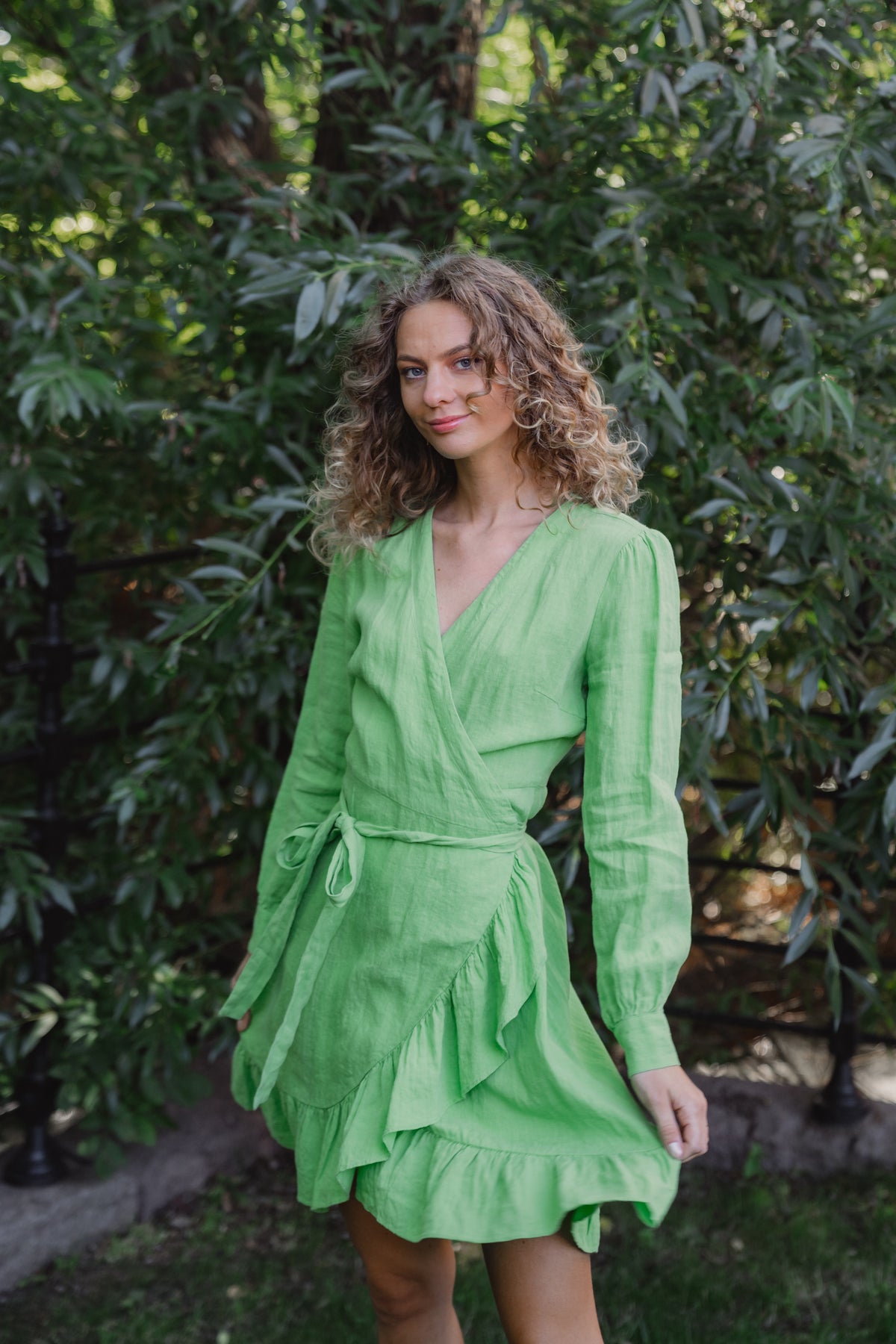 SolPW Dress - Grön