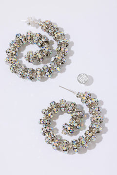 Spiral Hoops - Silver