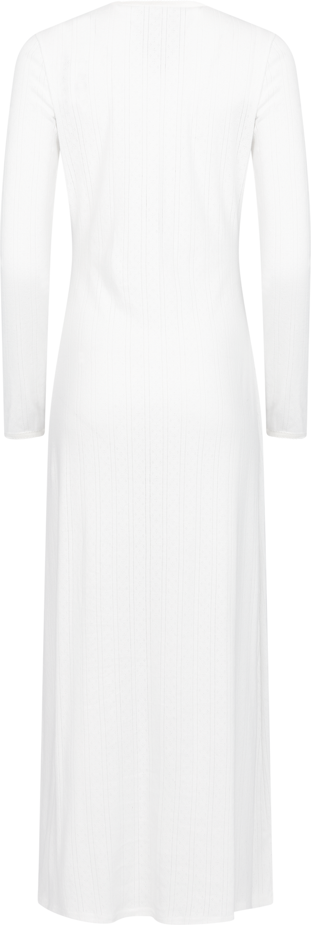 Perle Pointelle Cardigan Dress - Vit