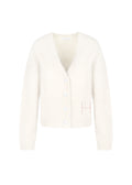 Pernille Short Cardigan - White Alyssum