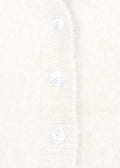 Pernille Short Cardigan - White Alyssum