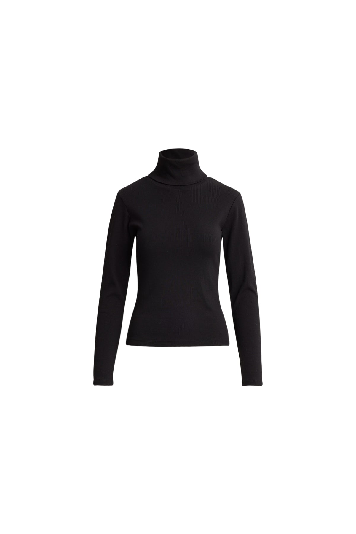Petra Rib Turtleneck - Svart