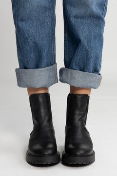 Vilma Leather Chelsea Boot - Black
