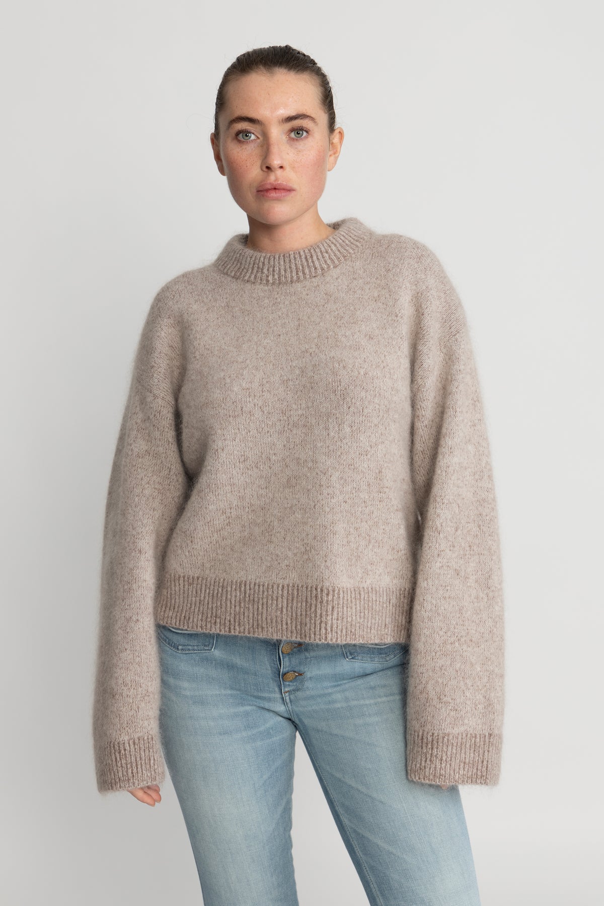 Tine Crew Neck - Burgundy