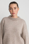 Tine Crew Neck - Burgundy