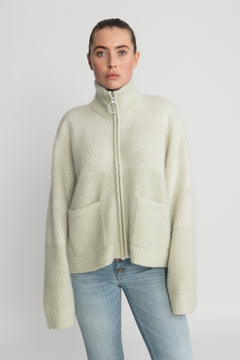 Tine Cardigan - Light Green Mix