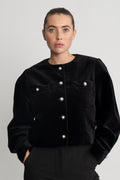 Louvre Velvet - Black