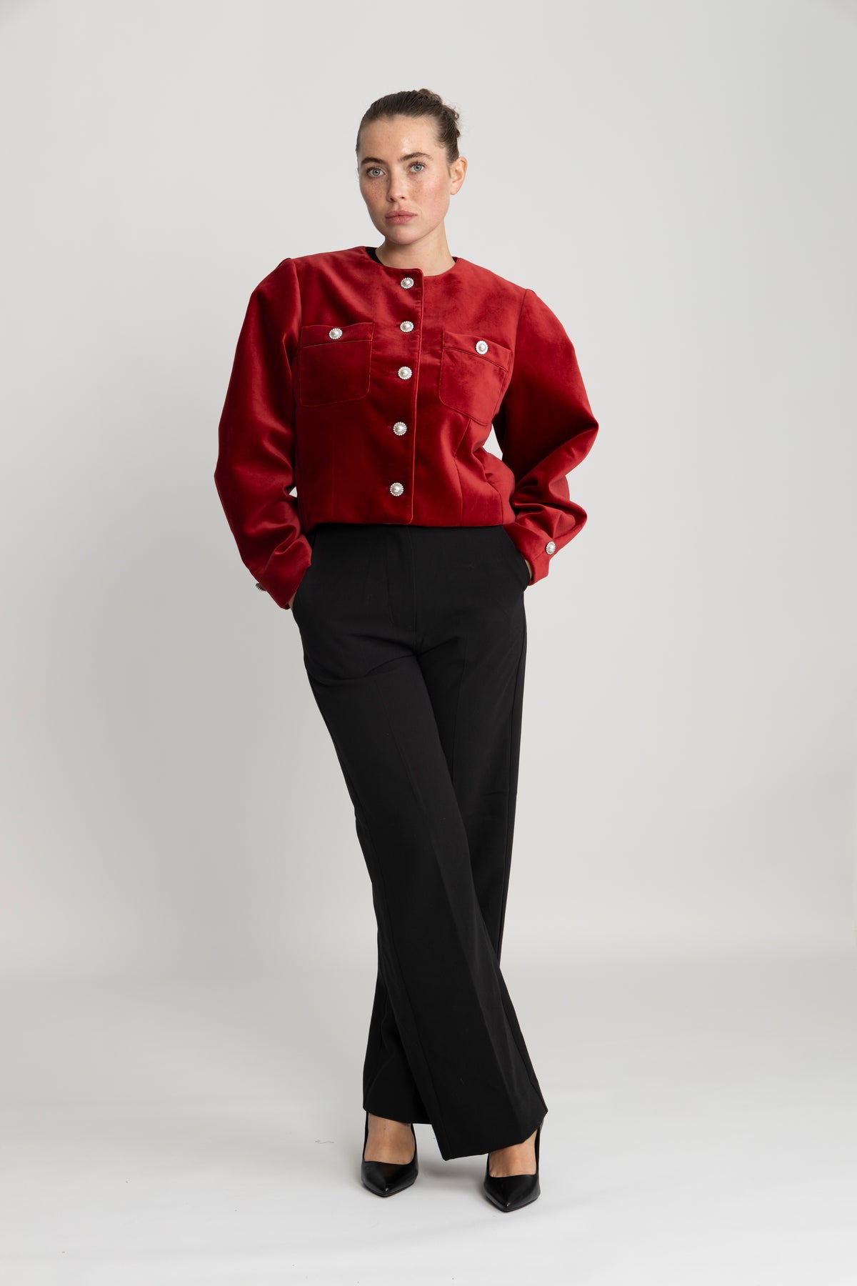 Louvre Velvet - Red