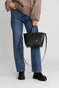 Sm Conv Tz Tote Xbody - Black
