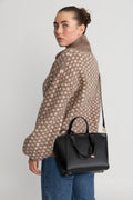 Sm Conv Tz Tote Xbody - Black