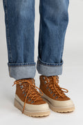 Core Cap Suede - Cognac Cream