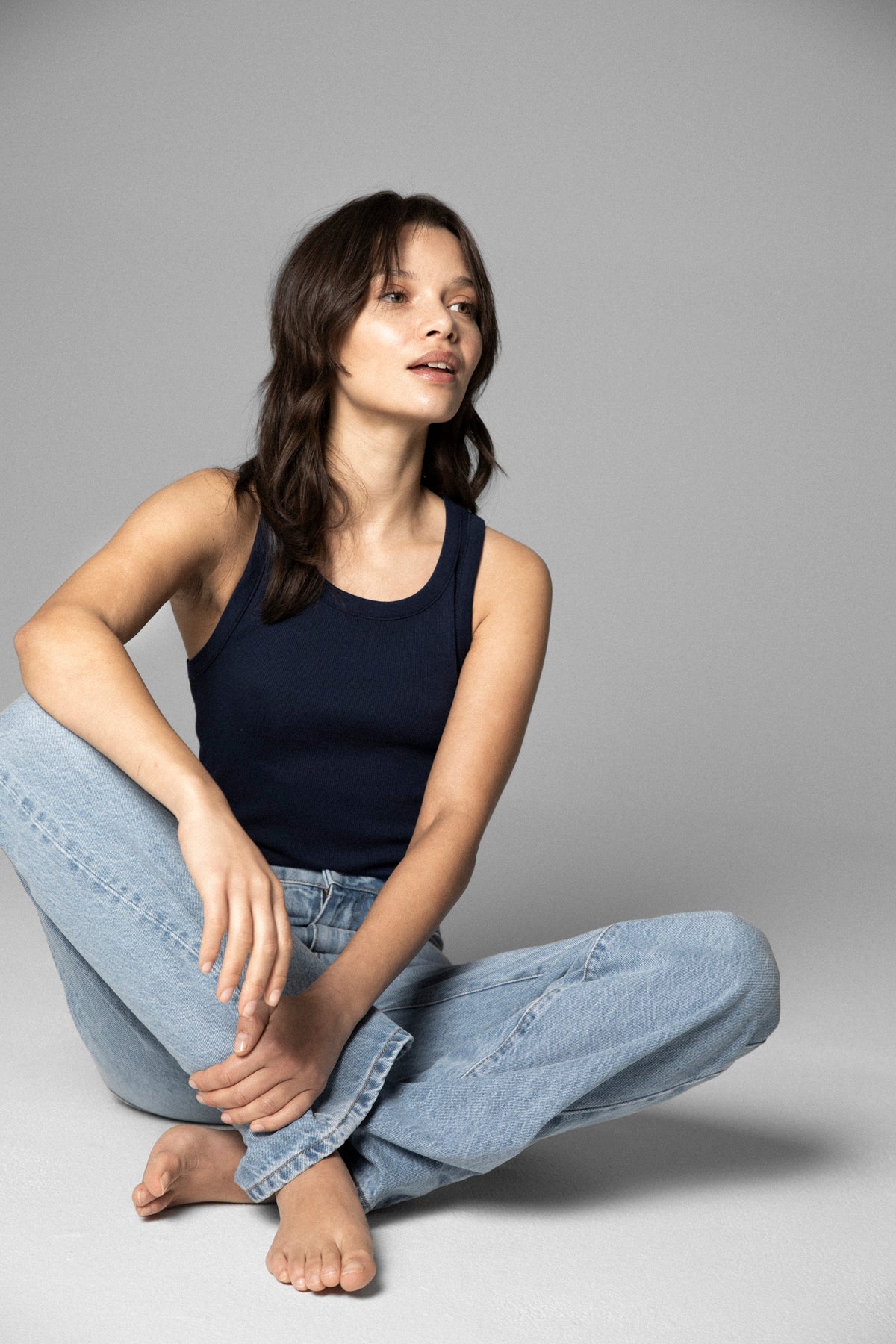 Pia Rib Linne - Navy