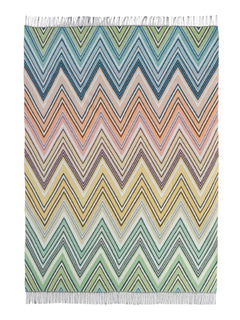 Plume Throw - Green Multi