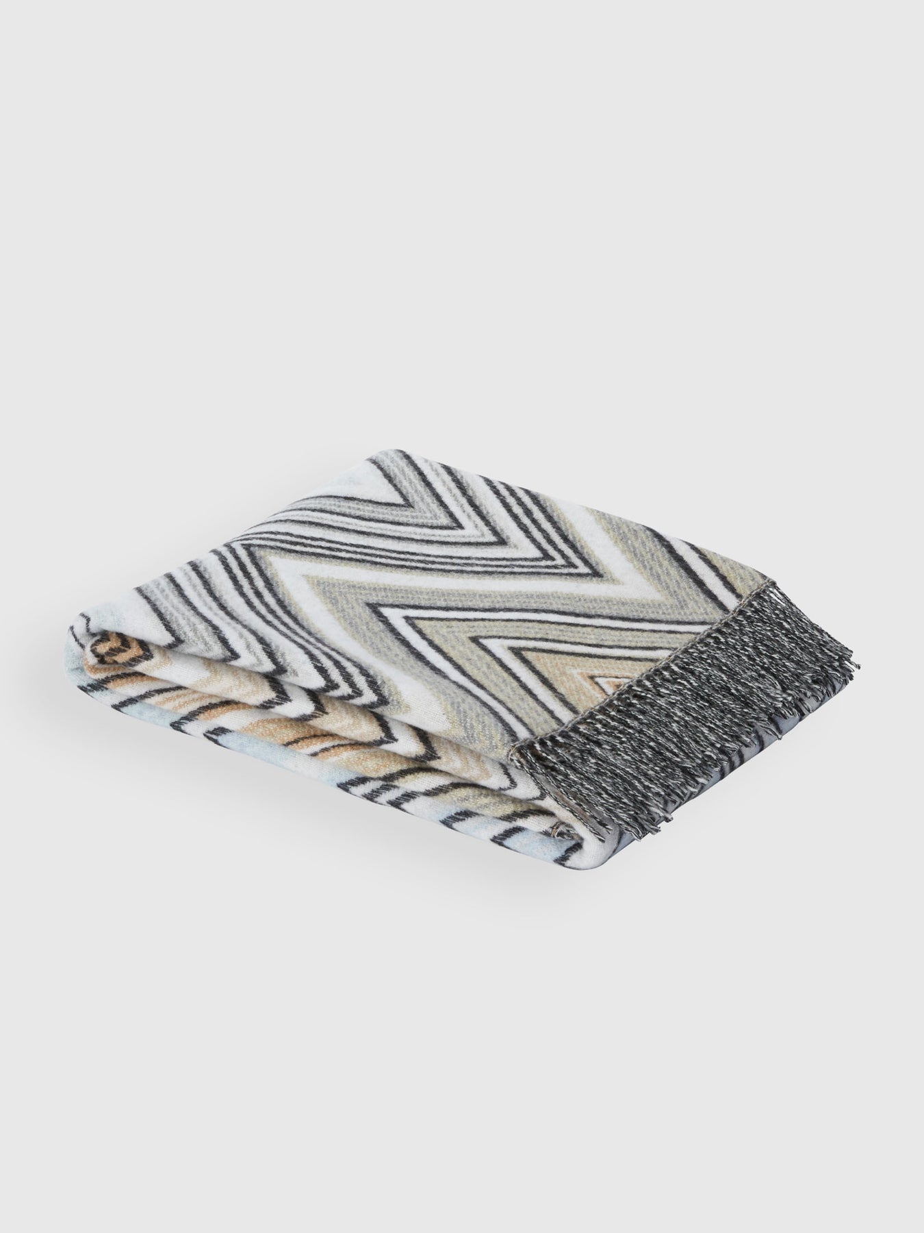 Plume pläd - Taupe Multi