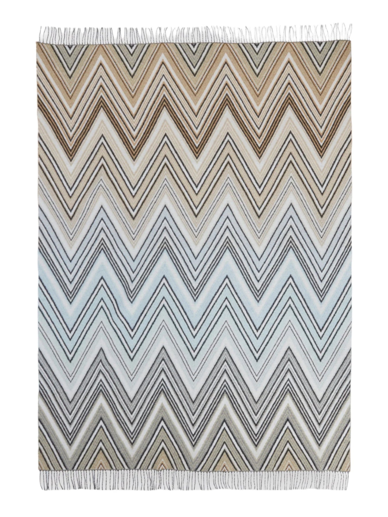 Plume pläd - Taupe Multi