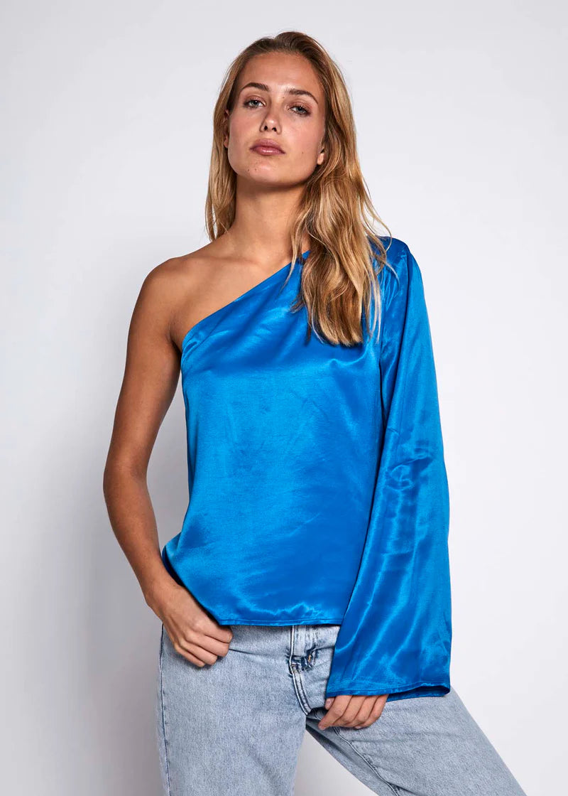 Portia Top - Strong Blue