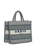 Arnie Says Porto Large Shopper - Blue Stripe