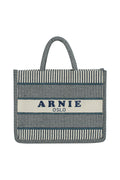 Arnie Says Porto Large Shopper - Blue Stripe