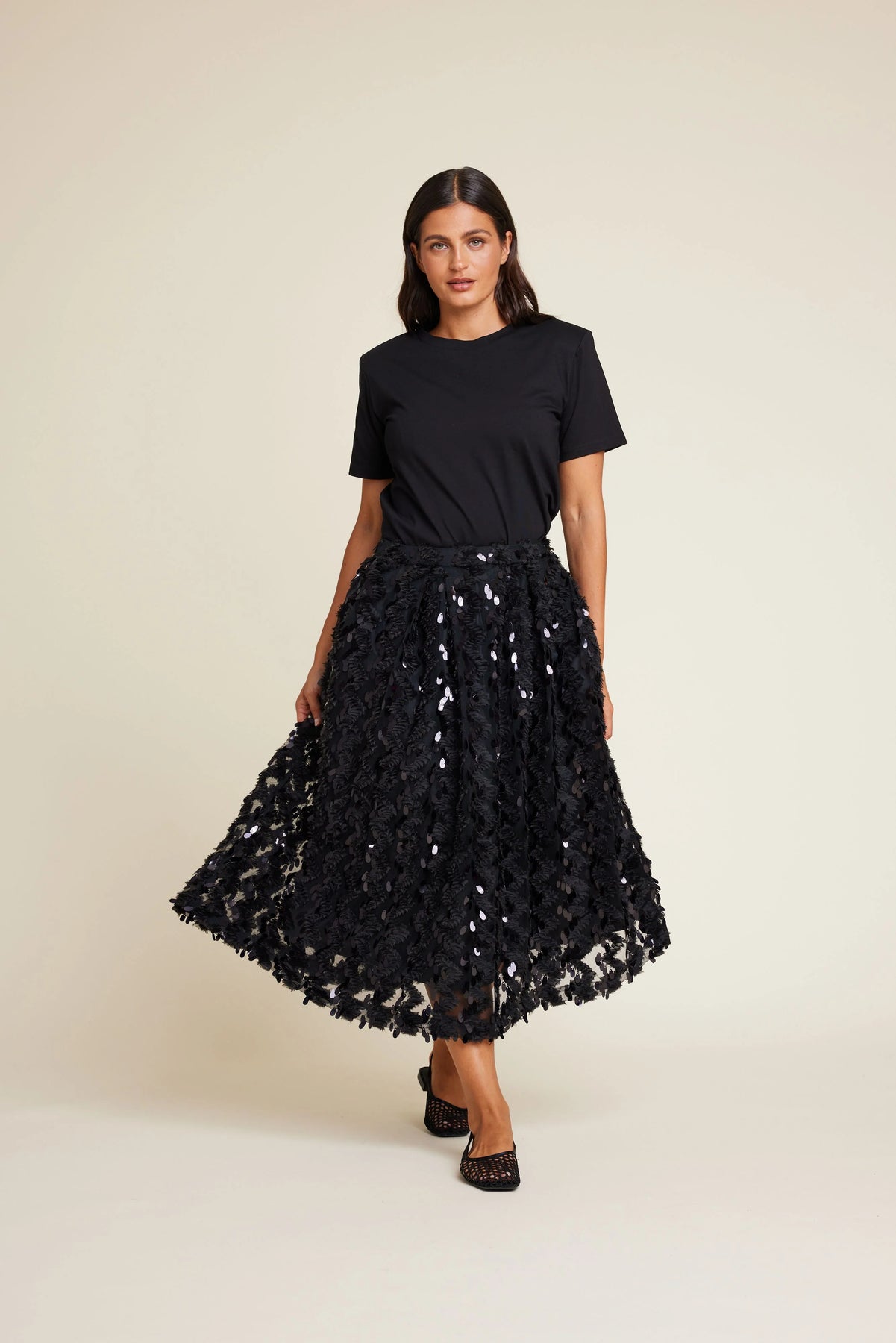 Preppy T-shirt - Svart