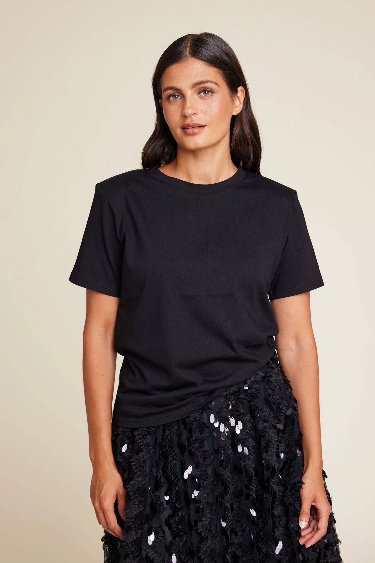 Preppy T-shirt - Svart