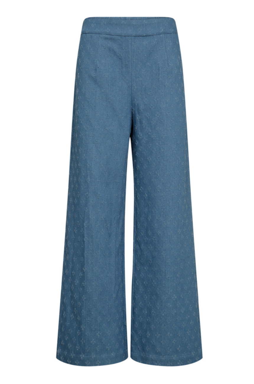 Prismcc Wide Pant - Denimblå